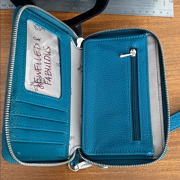 Jelly belly black tote with interior of colorful jellybeans like new - Picture 3 of 6